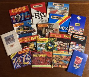 Collection Of Assorted 1970s - 1990s MATCHBOX Die-Cast Car Catalogs