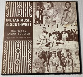 INDIAN MUSIC OF THE SOUTHWEST LP - Folkways Records