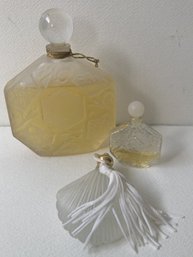 (3) Antique Perfume Bottles