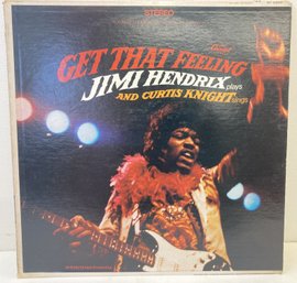 JIMI HENDRIX Plays And Curtis Knight Sings Get That Feeling LP Record ST 2856