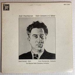 ARAM KHACHATURIAN Violin Concerto In D Minor LP