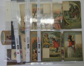 (25) 1880's Victorian Trade Card Lot #1