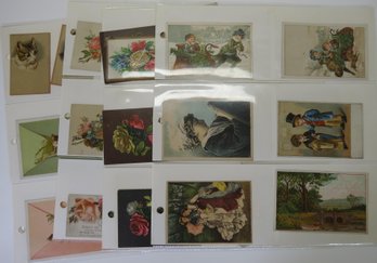 (52) 1880's Victorian Trade Card Lot #2