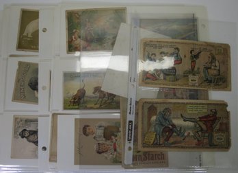 (74) 1880's Victorian Trade Card Lot #3