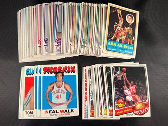(117) 1971-1980 Basketball Cards With Stars