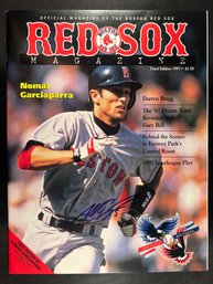 1997 Nomar Garciaparra Red Sox Baseball Signed Program