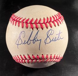 Sibby Sisti (D. 2006) Boston Braves Single Signed Baseball