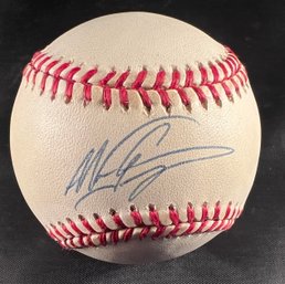 Mo Vaughn Boston Red Sox Single Signed Baseball