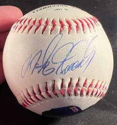 Mike Greenwell Boston Red Sox Single Signed Fotoball Baseball