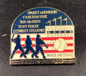 2000 Baseball Hall Of Fame Inductees Enamel Pin Carlton Fisk