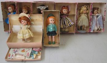 (8) Vintage GINNY Dolls In Original Boxes