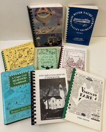 Collection Of (9) Cape Cod Cookbooks