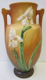 1930s Era ROSEVILLE Pottery Vase With IRIS Pattern