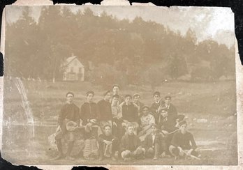 1890's Baseball Team Albuman Photograph