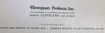 (3) 1941 - 1949 Sky Servant Airplane Aviation Calendars By Thompson Products