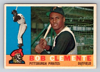 1960 Topps #326 Roberto Clemente Baseball Card VG-EX