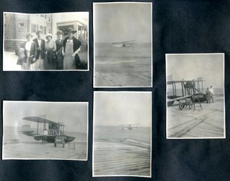 (4) C. 1915 Curtiss Model-F Seaplane Snapshots