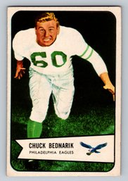 1954 Bowman #57 Chuck Bednarik Football Card