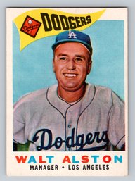 1960 Topps #212 Walt Alston Baseball Card EX-MT To NM
