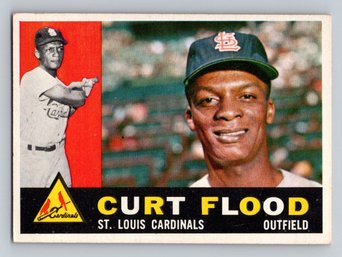 1960 Topps #275 Curt Flood Baseball Card EX-MT