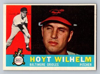 1960 Topps #395 Hoyt Wilhelm Baseball Card EX-MT To NM
