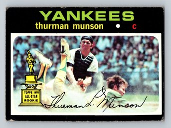 1971 Topps #5 Thurman Munson Baseball Card
