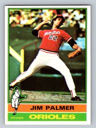 1976 Topps #450 Jim Palmer Baseball Card EX-MT To NM