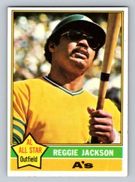 1976 Topps #500 Reggie Jackson Baseball Card NM