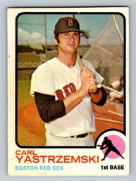 1973 Topps #245 Carl Yastrzemski Baseball Card EX-MT