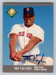 1991 Fleer Ultra Mo Vaughn Signed Autographed Rookie Baseball Card