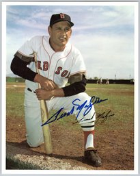 1960's Frank Malzone Red Sox Signed Picture Pack Photo