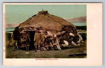 C. 1905 Eskimos Arctic Exploration Postcard