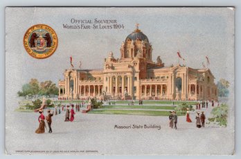 1904 World's Fair Missouri State Building Postcard