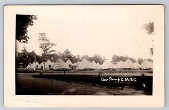 1920's Citizens' Military Training Camp CMTC Real Photo Postcard RPPC