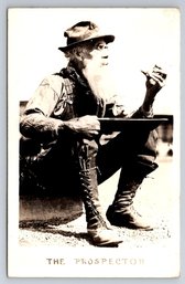 1938 Gold Prospector California Real Photo Postcard