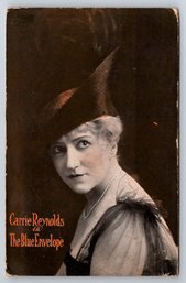 1910's Richard Lambert The Blue Envelope Broadway Play Advertising Postcard