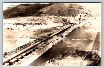 C. 1950's Washington Coulee Dam Real Photo Postcard RPPC