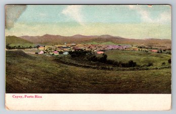 1909 Cayey Puerto Rico Postcard