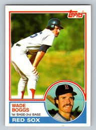 1983 Topps #498 Wade Boggs Rookie Baseball Card - NM-MT