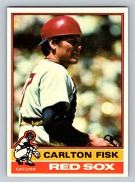 1976 Topps #385 Carlton Fisk Baseball Card - NM-MT