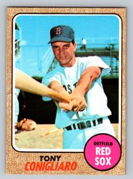 1968 Topps #140 Tony Conigliaro Baseball Card - NM-MT