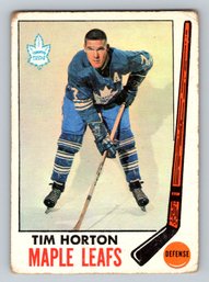 1970 Topps #45 Tim Horton Hockey Card