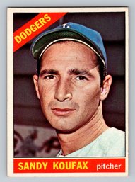 1966 Topps #100 Sandy Koufax Baseball Card - EX-MT