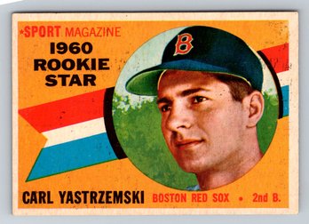 1960 Topps #148 Carl Yastrzemski Rookie Baseball Card EX-MT
