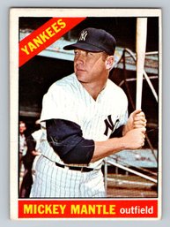 1966 Topps #50 Mickey Mantle Baseball Card #1