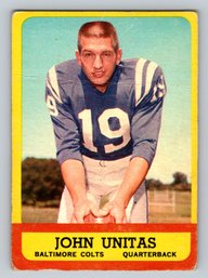 1963 Topps #1 Johnny Unitas Football Card  #4