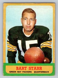 1963 Topps #86 Bart Starr Football Card VG