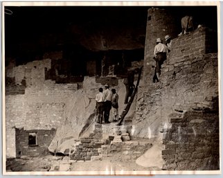 1926 Mesa Verde New Mexico Cliff Dwellings News Service Photo -  Type 1