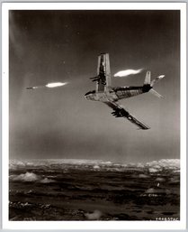 1952 F-86 Air Force Jet Orignal 8 X 10 Photo