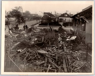 1928 Chicago Mob Organized Crime Bombing News Service Photo - Type 1